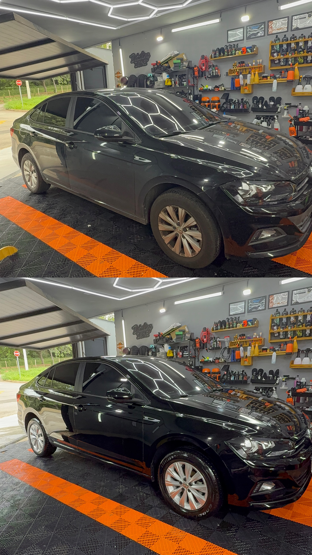 Antes e depois — trabalho 9